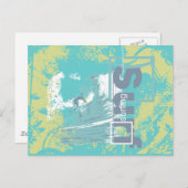 ウェーブサーフィンTシャツとギフトをキャッチ ポストカード (正面/裏面)