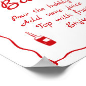 ウェーブザアモーレブライダルシャワーミモザバー ポスター (角)