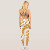 ウェーブシー金ゴールドグリッターボホコレクシ人気があるョン カプリレギンス (裏面)