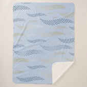 ウェーブスタイガー（スタイル化されたパターン） 4 シェルパブランケット (正面)