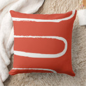 ウェーブスパイシーオレンジ クッション (ブランケット)