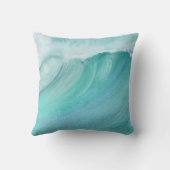 ウェーブスブルースアクアスカスタムモダン クッション (裏面)