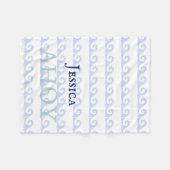 ウェーブズアホイカスタム フリースブランケット (正面(横))