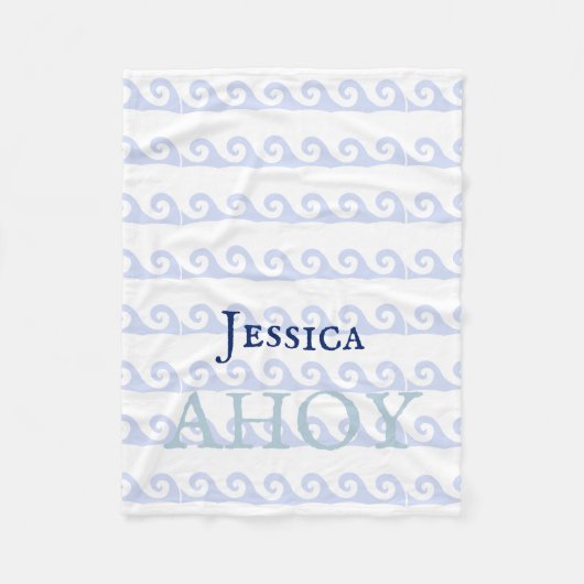 ウェーブズアホイカスタム フリースブランケット (正面)