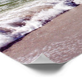 ウェーブズクラッシュオンザサンディビーチ ポスター (角)