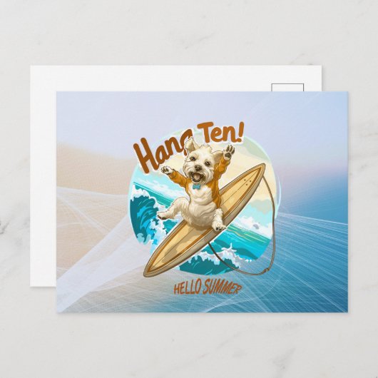 ウェーブズ&ウーフスの願い シーズンポストカード (正面/裏面)