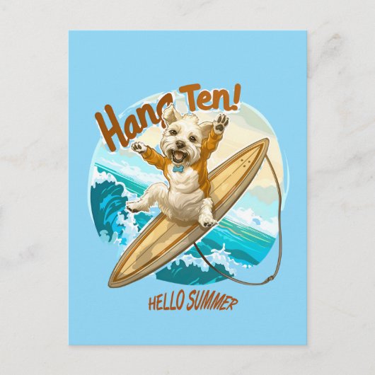 ウェーブズ&ウーフスの願い ポストカード (正面)