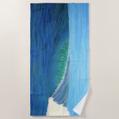 ウェーブタオルビーチ ビーチタオル (正面)