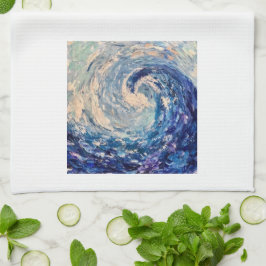 ウェーブティータオル キッチンタオル