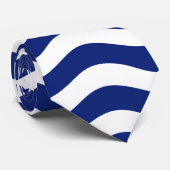 ウェーブネイビーストライプズ ネクタイ (ロール)