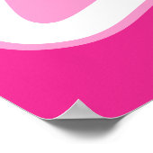 ウェーブピンクお母さんとパパ写真ゲーム ポスター (角)