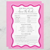 ウェーブピンクどのように花嫁のゲームを知っている (正面/裏面)