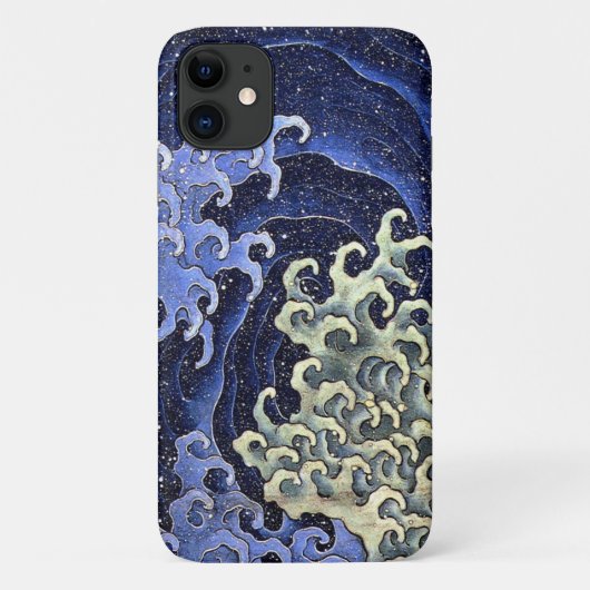 ウェーブフェミニンヴィンテージ葛飾北斎 Case-Mate iPhoneケース (裏面)