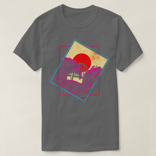 ウェーブブリッジサン Tシャツ (デザイン正面)