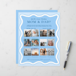 ウェーブブルーお母さんとおパパ写真ゲーム