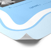 ウェーブブルーお母さんとおパパ写真ゲーム ポスター (角)