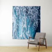 ウェーブブルー海サマービーチ タペストリー (インサイチュ)