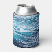ウェーブブルー海サマービーチ 缶クーラー (缶正面)
