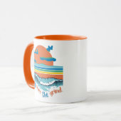 ウェーブブレイクBFTGコーヒーマグ マグカップ (正面左)