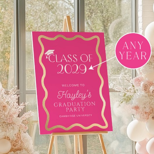 ウェーブホットピンク卒業パーティーへようこそ ポスター