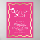 ウェーブホットピンク卒業パーティーへようこそ ポスター (正面)