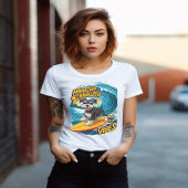 ウェーブライダーミニチュアシュナザードッグス叙事詩サーフィン Tシャツ