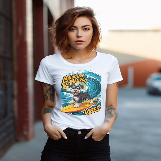 ウェーブライダーミニチュアシュナザードッグス叙事詩サーフィン Tシャツ