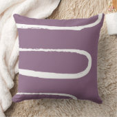 ウェーブラベンダーパープル クッション (ブランケット)
