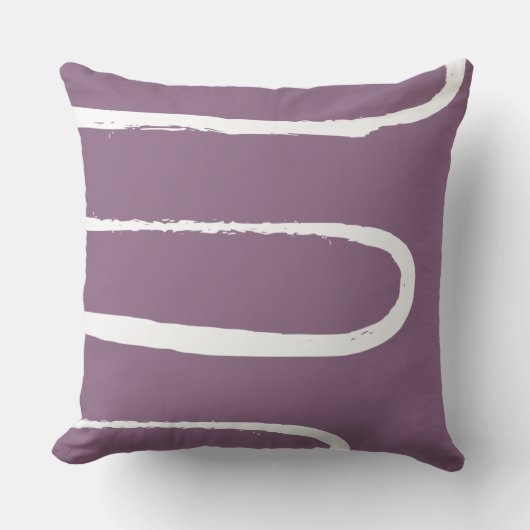 ウェーブラベンダーパープル クッション (正面)