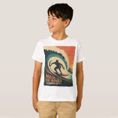 ウェーブ用パナマシティ Tシャツ (正面フル)