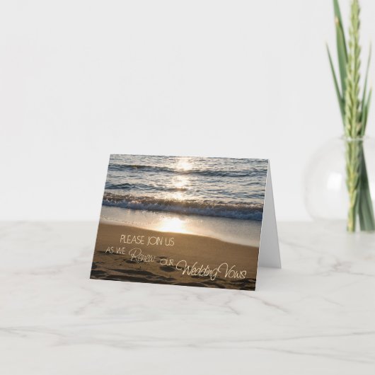 ウェーブ発願リニューアル式招待状カード 招待状 (正面)