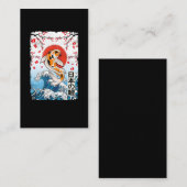 ウェーブ素晴らしオフ神奈川県さくらんぼブロッサムコイ魚 名刺 (正面/裏面)