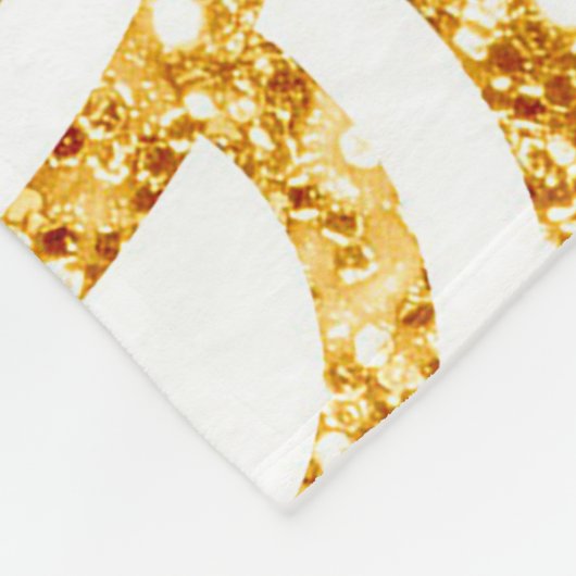 ウェーブ金ゴールドサングリッターボホコレクシ人気があるョン フリースブランケット (角)