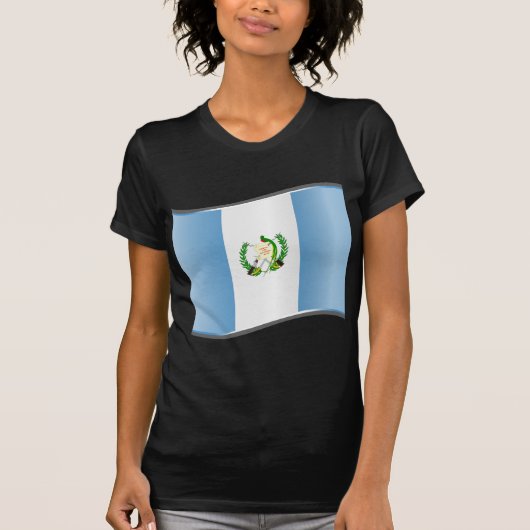 ウェーブ グアテマラ旗 Tシャツ (正面)