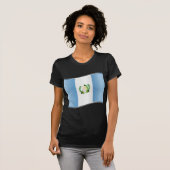ウェーブ グアテマラ旗 Tシャツ (正面フル)
