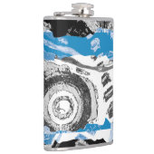 ウェーブ メカニズム - カスタムビニールラッピング フラスク (右)