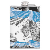 ウェーブ メカニズム - カスタムビニールラッピング フラスク (裏面)