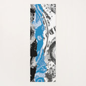 ウェーブ メカニズム - カスタム ヨガ マット (24" x 72") (裏面)