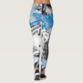 ウェーブ メカニズム - カスタム レギンス（フルレングス） レギンス (裏面)