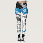 ウェーブ メカニズム - カスタム レギンス（フルレングス） レギンス (正面)