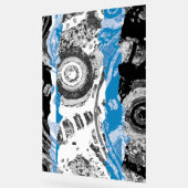 ウェーブ メカニズム - カスタム 24" x 36" アクリル サイン (傾斜)