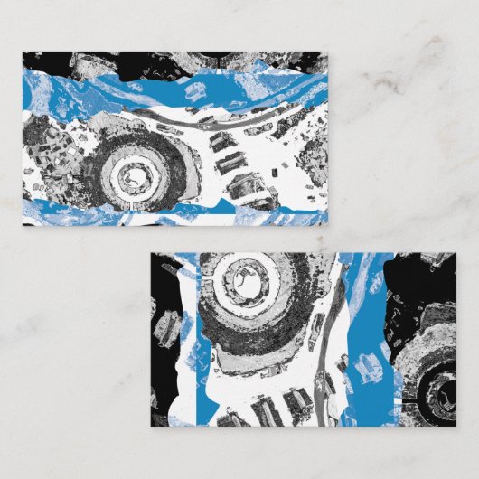 ウェーブ メカニズム - 名刺（3.5" x 2"） 名刺 (正面/裏面)