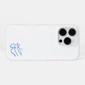 ウェーブ 01 iPhoneケース (裏面横)