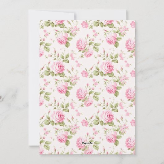 ウェーモダンブシップ&シーベビーガールシャワー招待状 シーズンカード (裏面)