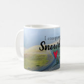 ウェールズがスノードンランドスケープ・ウェールズ鉄道を征服 コーヒーマグカップ (正面左)