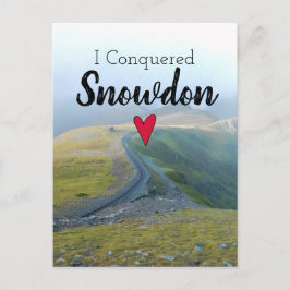 ウェールズがスノードンランドスケープ・ウェールズ鉄道を征服 ポストカード