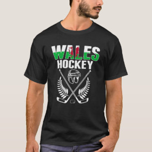 ウェールズのアイスホッケーファン誇りを持ったウェルシュホッケーチームSu Tシャツ