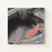 ウェールズのオレンジプール ノートブック (裏面)