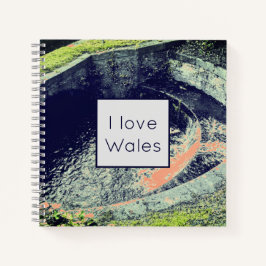 ウェールズのオレンジプール ノートブック
