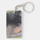 ウェールズのオレンジ色のプール キーホルダー (裏面)